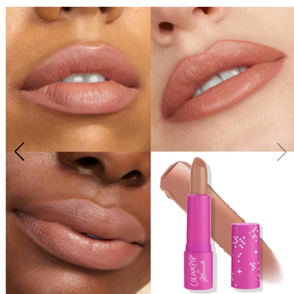 Brand New Colourpop x Mariale Digital Twin Peachy Beige Lux Lipstick